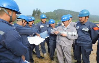 广西灵山供电局施工指导